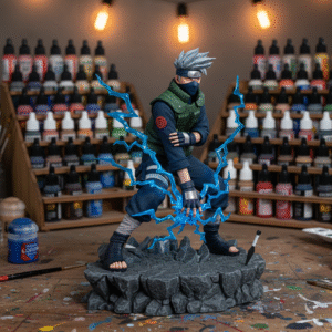 Naruto Shimpuden Kakashi Fanart STL File 3DPrint