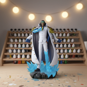 One Piece Aokiji Kuzan Fanart STL File 3DPrint