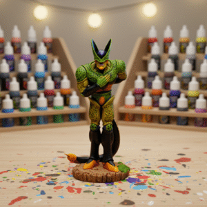 Dragon Ball Cell Semiperfect Fanart STLFile 3DPrint