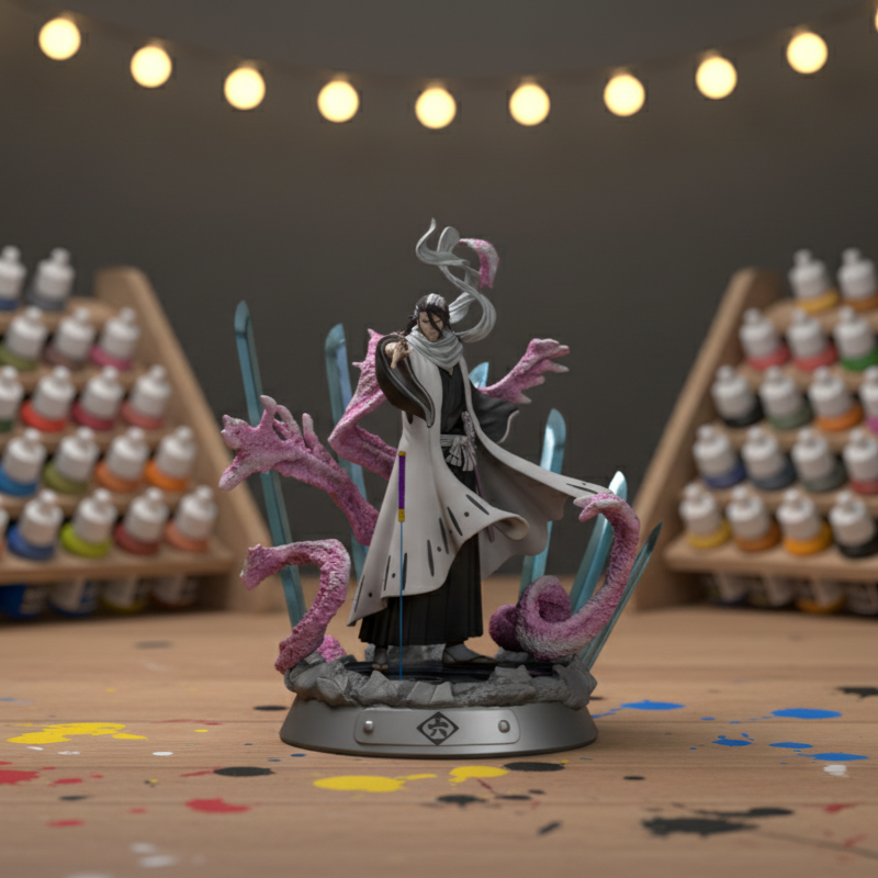 Bleach Byakuya Fanart STLFile 3DPrint