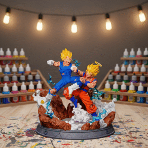 Dragon Ball Goku Vs Vegeta Majin Fanart STLFile 3DPrint