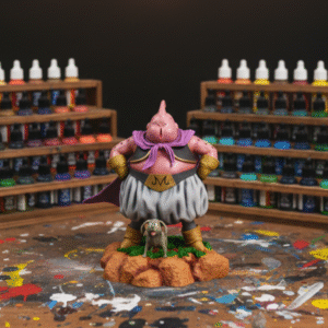 Dragon Ball Fat Buu Fanart STLFile 3DPrint