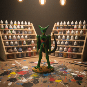 Dragon Ball Cell First Form Fanart STLFile 3DPrint