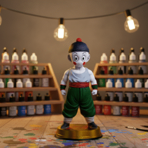 Dragon Ball Chiaotzu Z Figter Collection Fanart STLFile 3DPrint