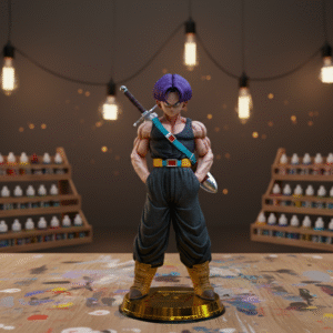 Dragon Ball Trunks Z Fighter Collection  Fanart STLFile 3DPrint