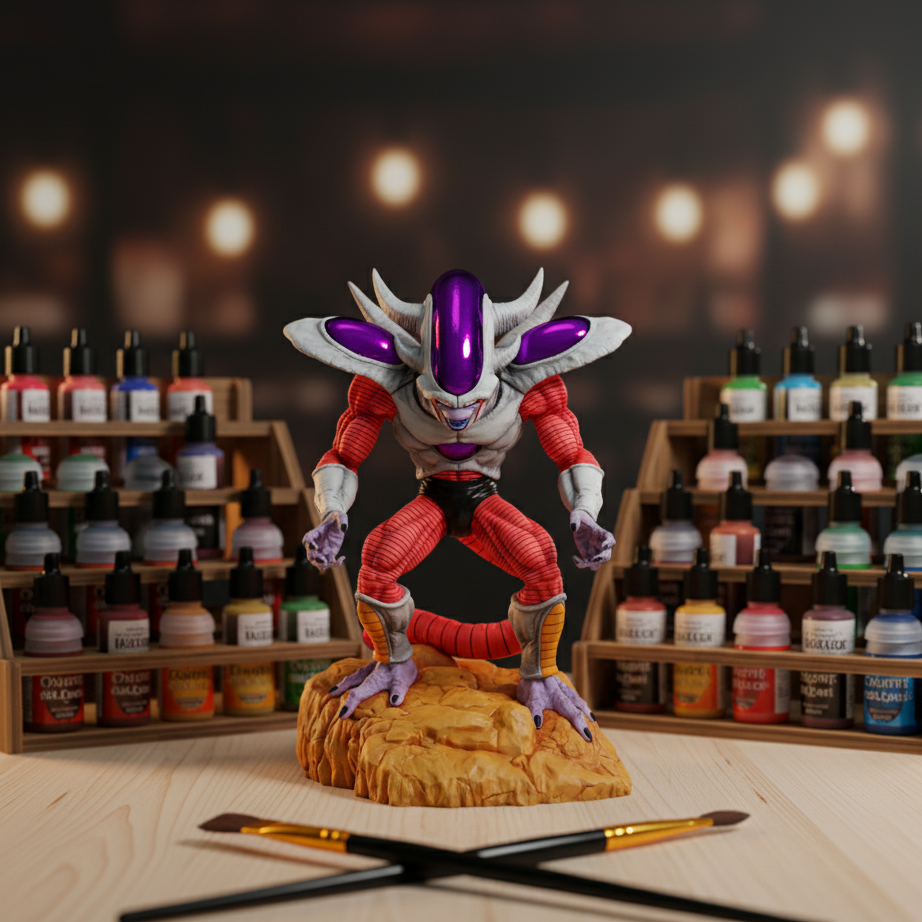 dragon ball frieza 3rd form fanart stl file 3dprint