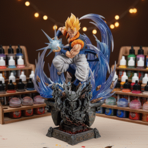 Dragon Ball Gogeta Diorama Fanart STLFile 3DPrint