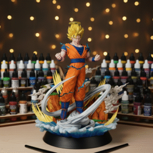 Dragon Ball  Goku SSJ2 Fanart STLFile 3DPrint