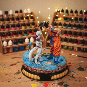 Dragon Ball Goku Vs Frieza Fanart STLFile 3DPrint