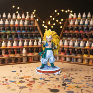 Dragon Ball Gotenks SSJ3 Fanart STLFile 3DPrint