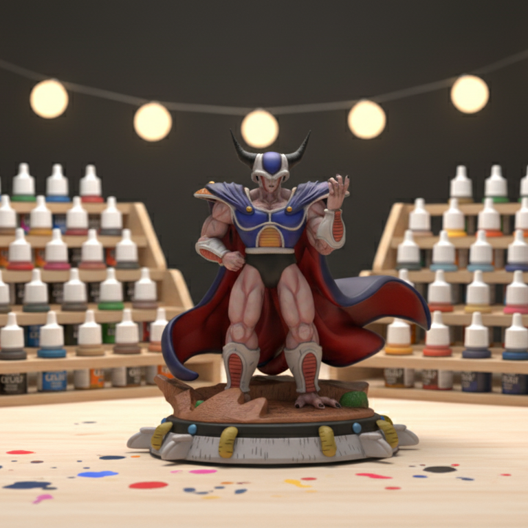 Dragon Ball King Cold Fanart STLFile 3DPrint