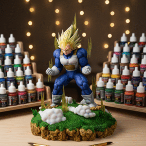 Dragon Ball Super Vegeta Cell Saga Fanart STLFile 3DPrint