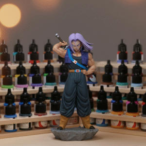 Dragon Ball Trunks Future Long Hair Fanart STLFile 3DPrint