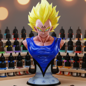 Dragon Ball Vegeta Majin Bust Fanart STL File 3DPrint