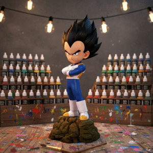 Dragon Ball Vegeta Daima Fanart STLFile 3DPrint