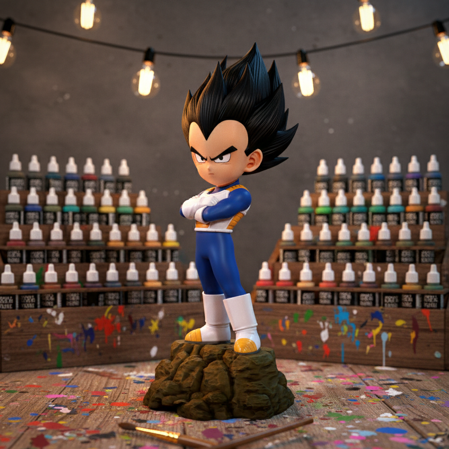 Dragon Ball Vegeta Daima Fanart STLFile 3DPrint