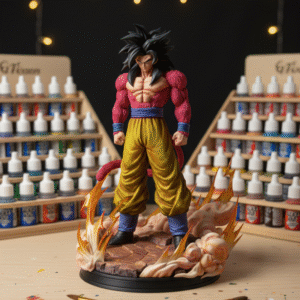 Dragon Ball Goku SSJ4 Simple Base Fanart STLFile 3DPrint