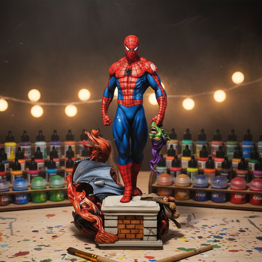 Marvel Spiderman Standart Fanart STLFile 3DPrint