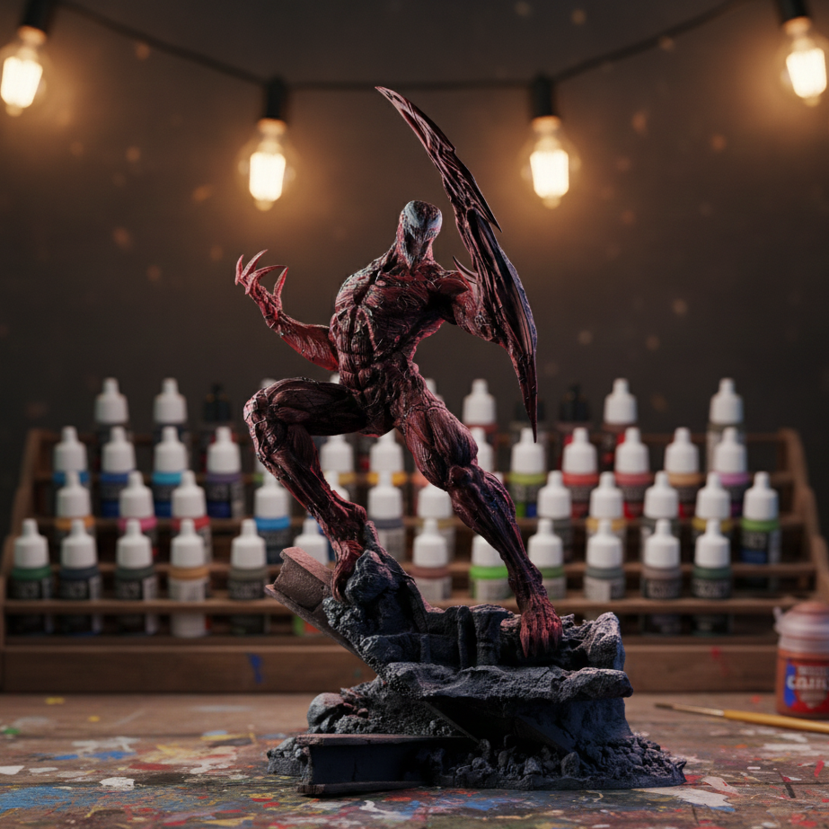 Marvel Carnage Fanart STLFile 3DPrint
