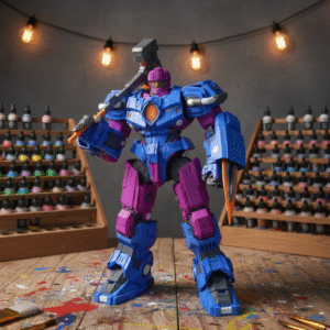 Xolarion Articulation Mecha Fanart STLFile 3DPrint