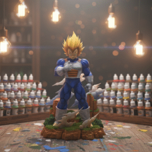 Dragon Ball Super Vegeta Fanart STLFile 3DPrint