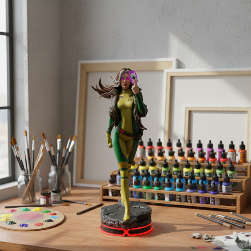 Marvel Rogue Fanart STLFile 3DPrint
