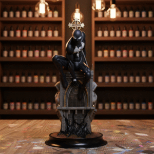 Marvel Spideman Symbiot Fanart STLFile 3DPrint