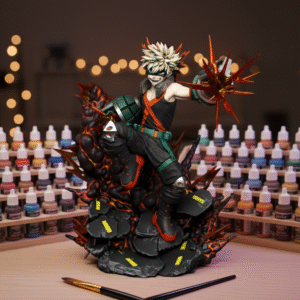 My Hero Academia Bakugo Fanart STLFile 3DPrint