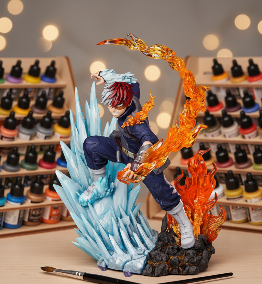 My Hero Academia Todoroki Fanart STLFile 3DPrint
