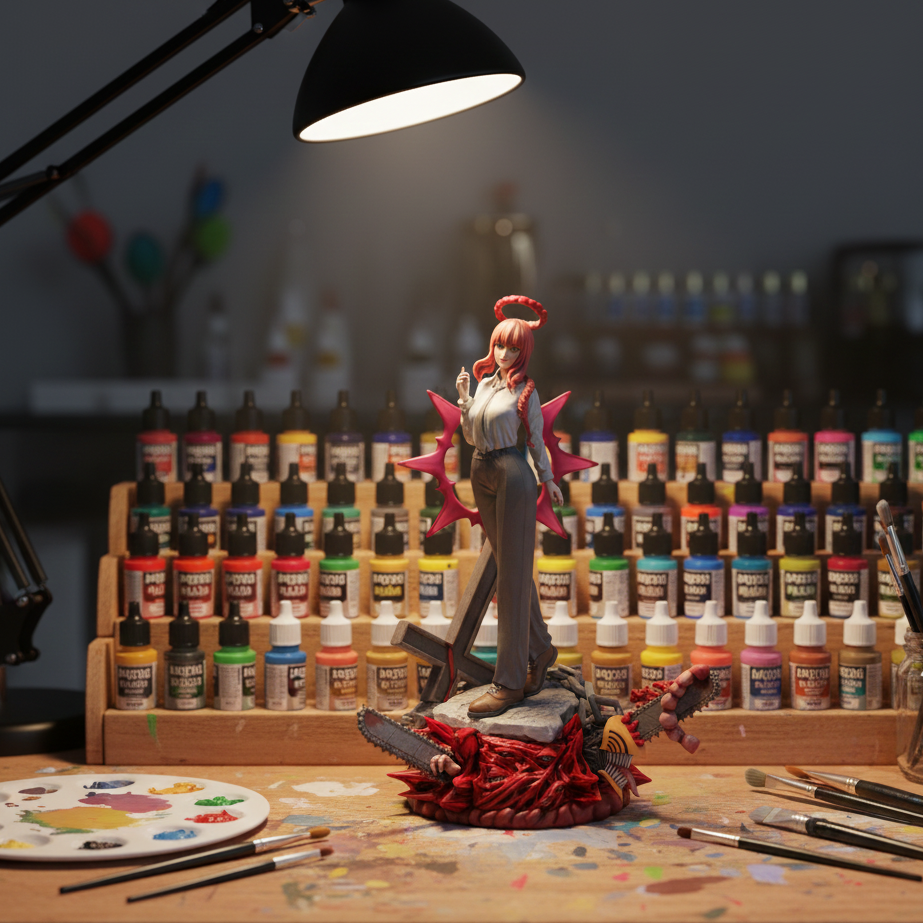 ChainsawMan Makima Fanart STLFile 3DPrint