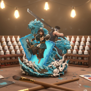 Naruto Zabuza Haku Fanart STLFile 3DPrint