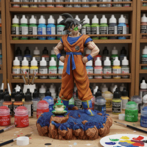 Dragon Ball Goku is Ginyu Fanart STLFile 3DPrint
